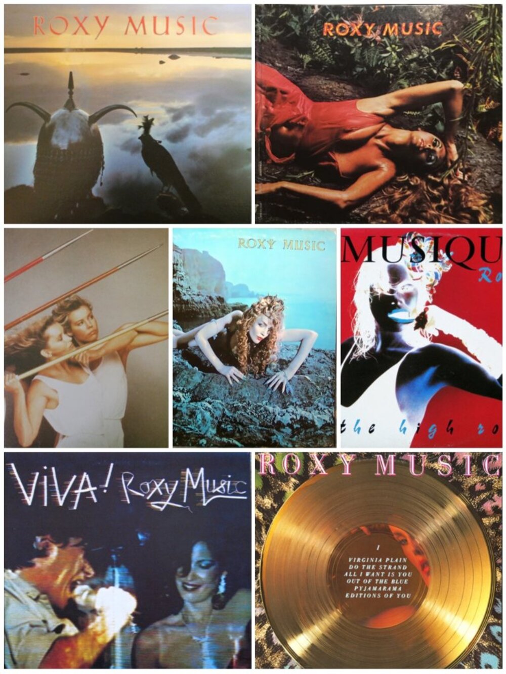 Roxy Music Vinyl Albums